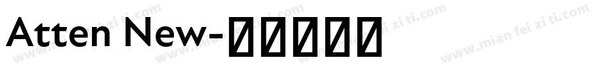 Atten New字体转换